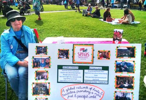 US Servas Table Peace Row Arcata JULY